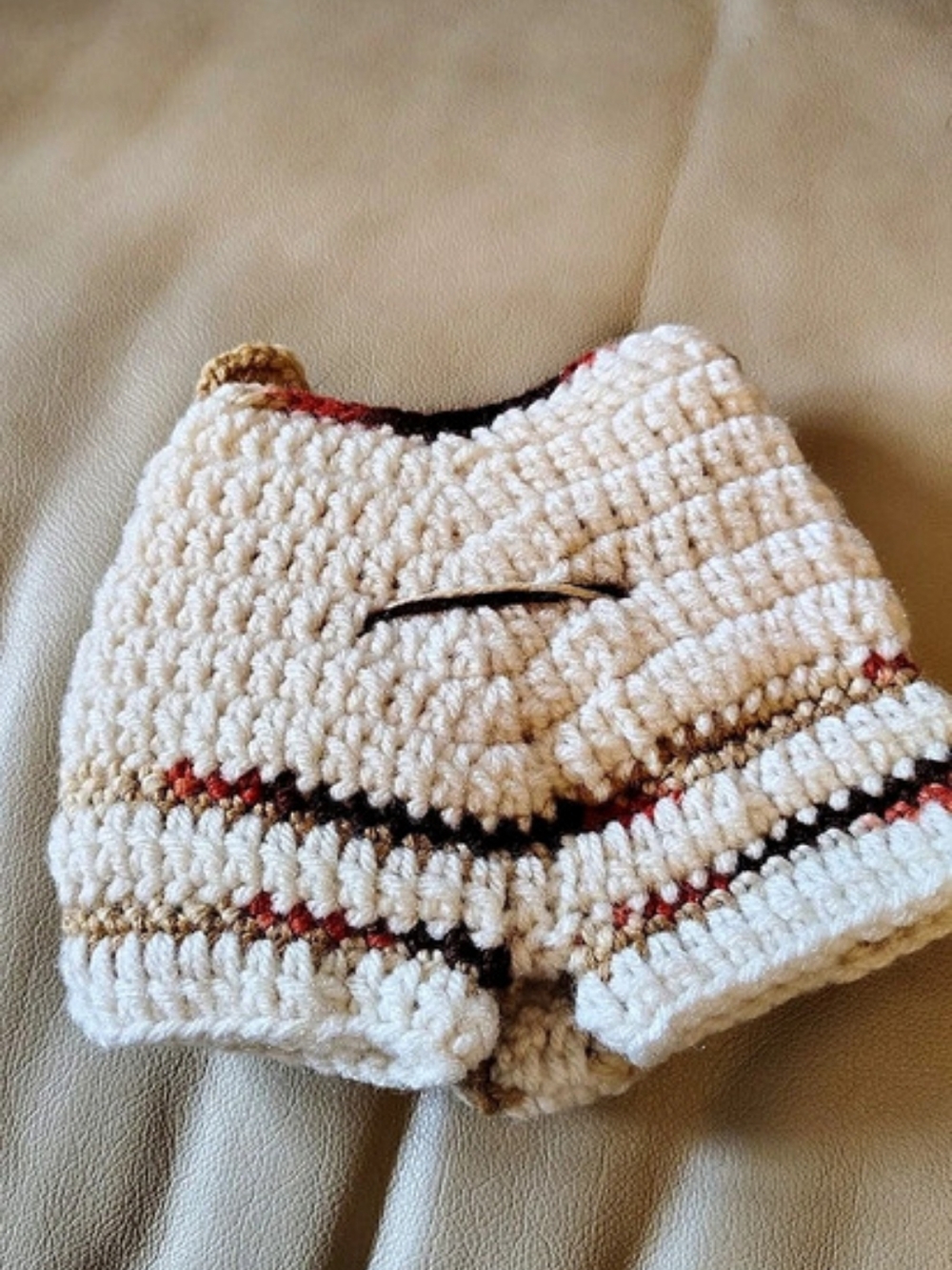 Crocheted Potholders Set Of Two Fall Colors - Picture 2 of 2